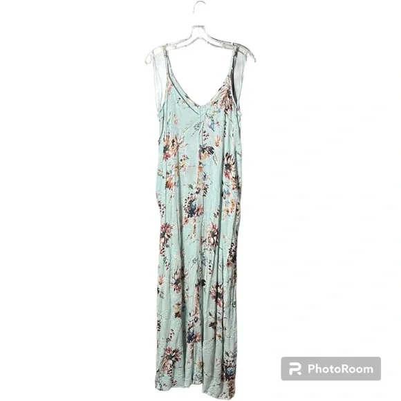 knee length dresses for ladies Sanni Floral Maxi Dress Coral/Nude / S main image 0